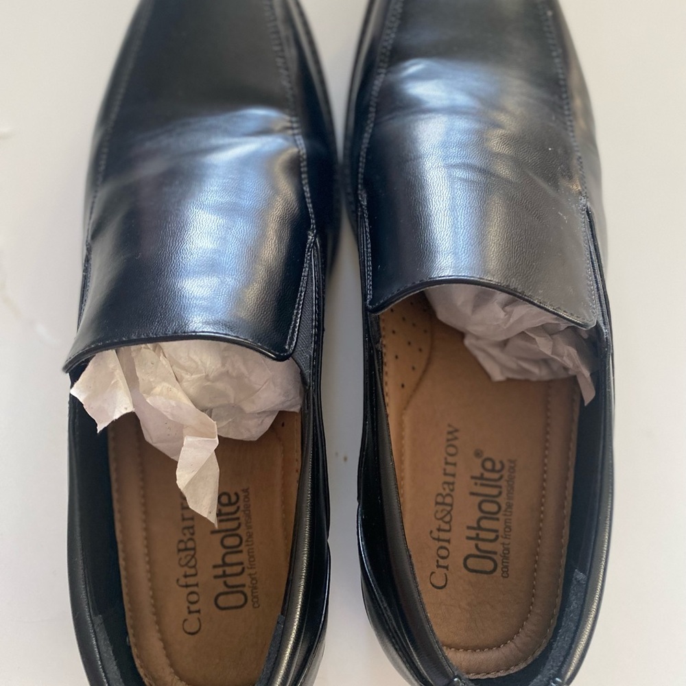Croft & Barrow Ortholit Men’s Black Dress Shoes